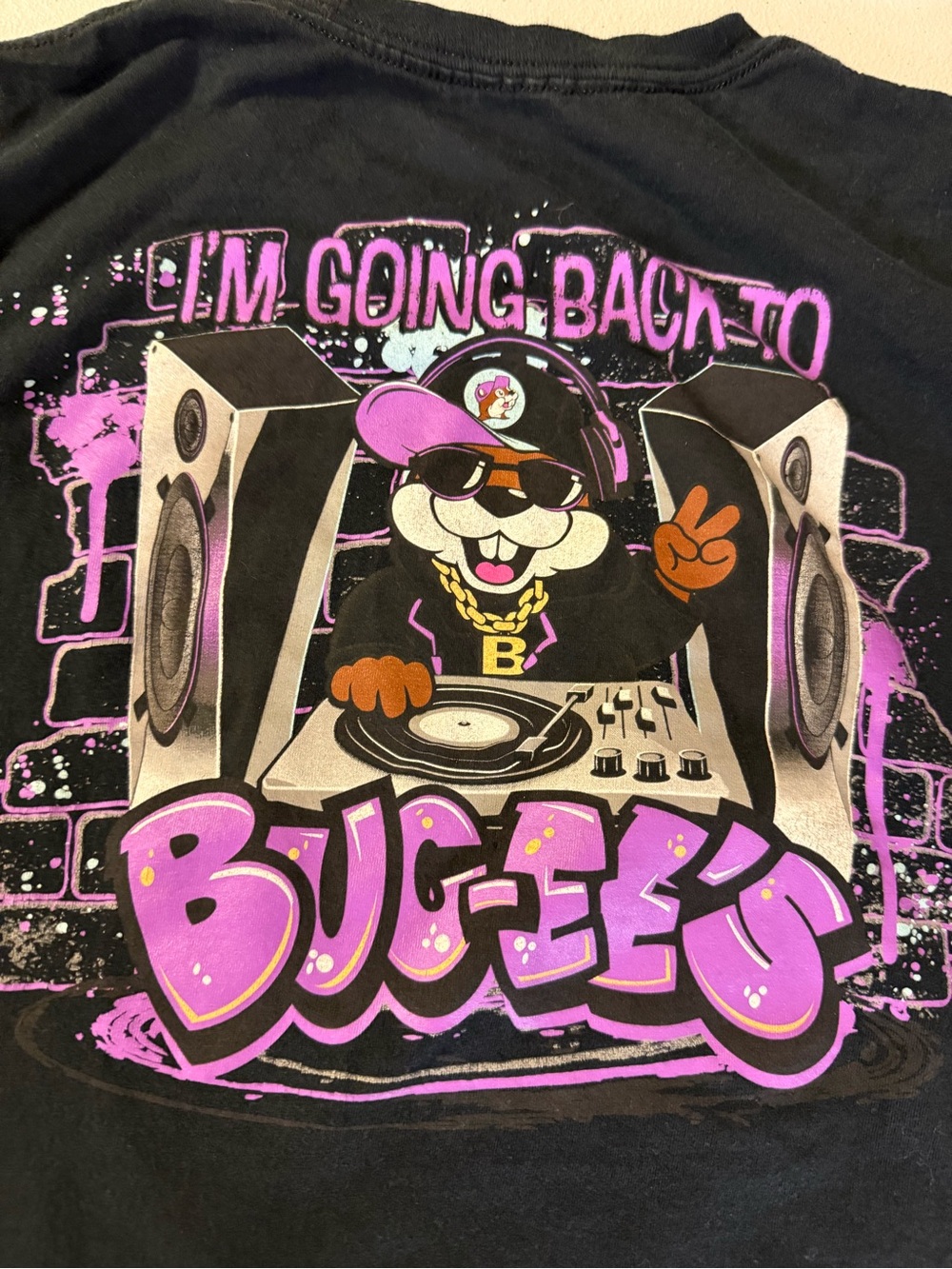 Buc-ee’s Youth Kids Medium Black T-Shirt Short Sleeve I’m going back to Buc-ee’s
